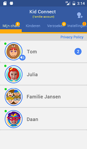 VTech Kid Connect (Nederlands) Screen 2