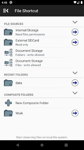 Shortcut Creator Screen 2
