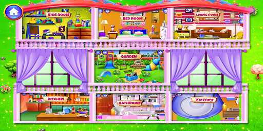 Android application Princess Home Cleanup : House screenshort