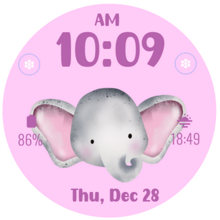 Cute Elephant Screen 3