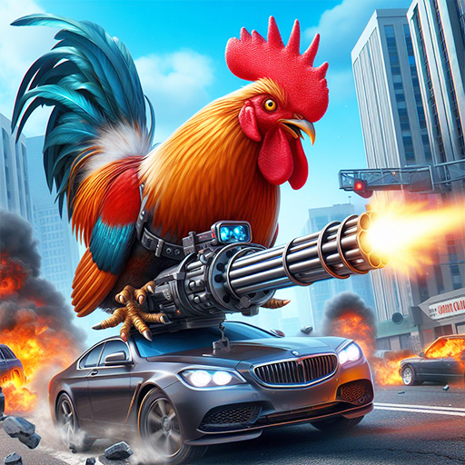 Evil Chicken Gun Shooting Game logo