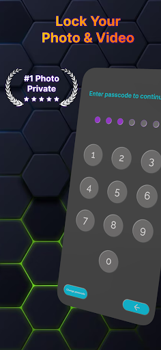 Android application Private Photo Vault: Safe Lock screenshort