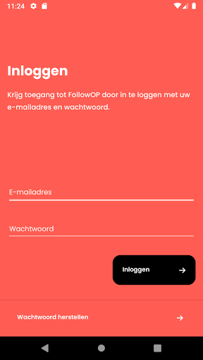 Android application FollowOP screenshort