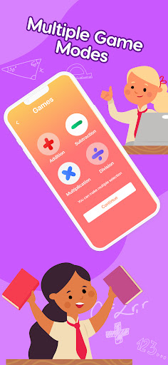 Android application Brain Game: Math Games for Kid screenshort