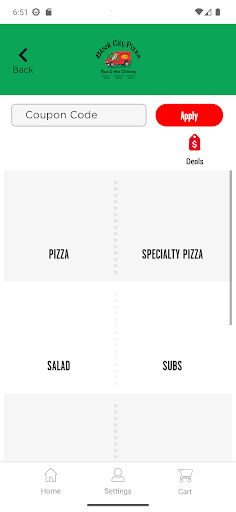 Screenshot of Block City Pizza