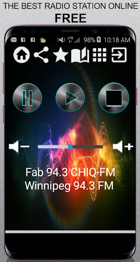 Android application Fab 94.3 CHIQ-FM Winnipeg 94.3 screenshort