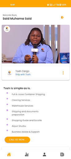 ToshCargo Screen 3