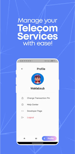 GFSUB: Data & Bill Payment Screenshot