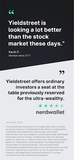 Yieldstreet - Alt Investments Screenshot 3 - AppWisp.com