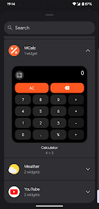 WCalc - Calculator Widget