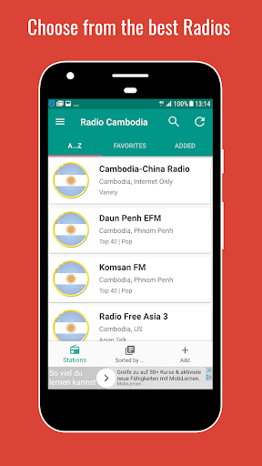 Cambodia Radio Stations Screen 3