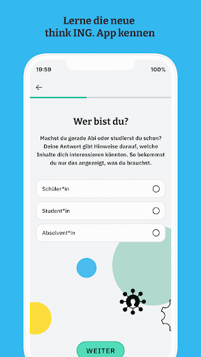 Android application think ING. screenshort