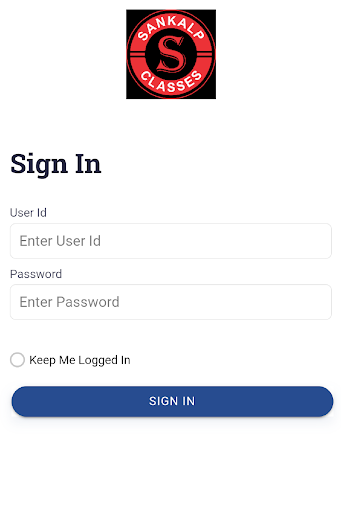 Android application Sankalp Classes - Online Tests screenshort