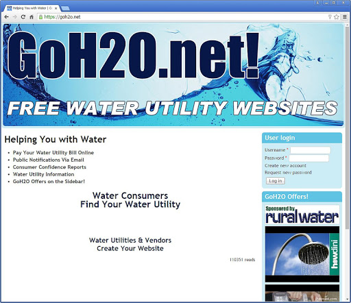 Android application GoH20.net! screenshort