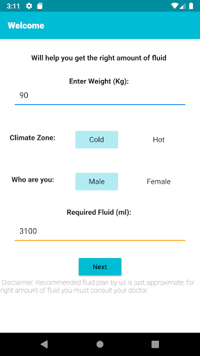 Hydrate-Yourself - Water Drink Screenshot 4 - AppWisp.com