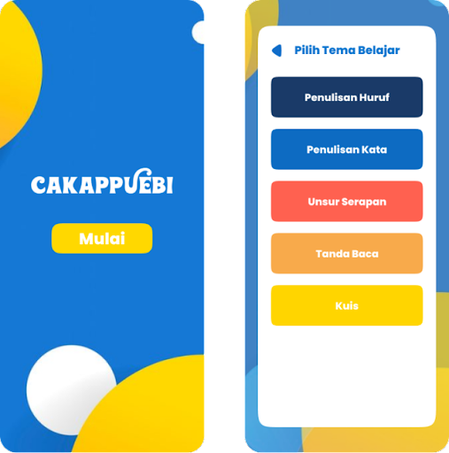 Android application Cakap PUEBI screenshort
