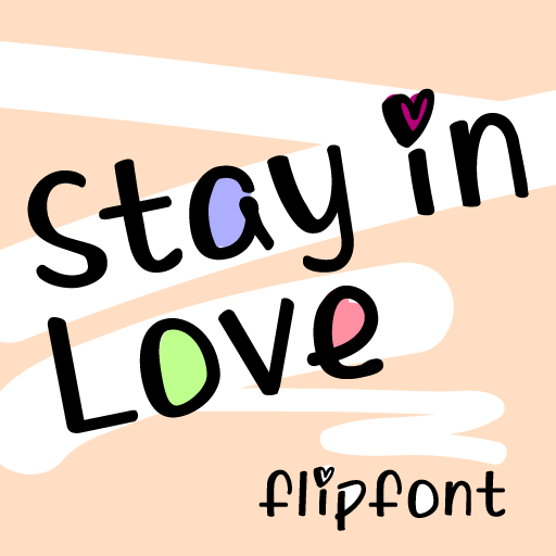 Ah StayInLove™ Latin Flipfont logo