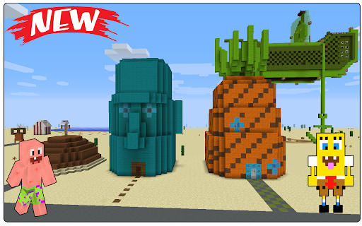 Updated New Mod Spongebob Bikini Bottom Mcpe 21 Pc Android App Mod Download 22