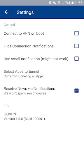 VPN secure fast proxy by GOVPN - Tools - apps