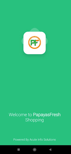 Android application Papayas Fresh screenshort