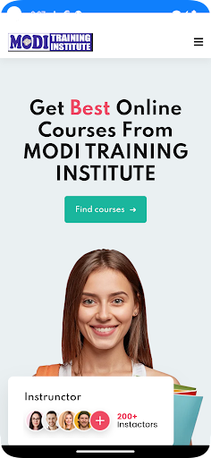 Android application MODI TRAINING INSTITUTE screenshort