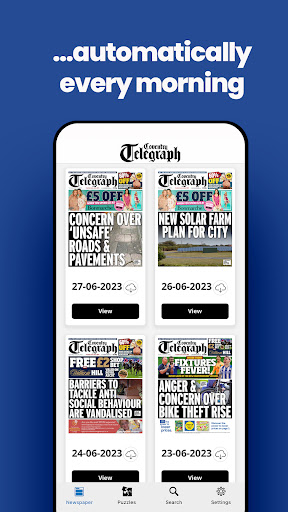 Coventry Telegraph Newspaper Screen 2