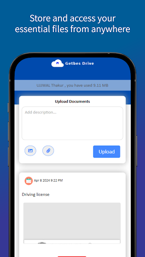Android application Getbes Drive screenshort