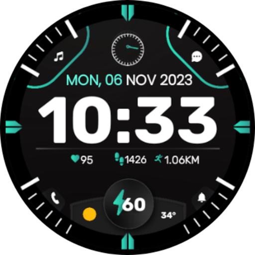 General: Digital Watch Face logo