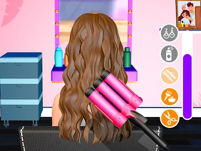 Hair Salon Makeover Girl Games