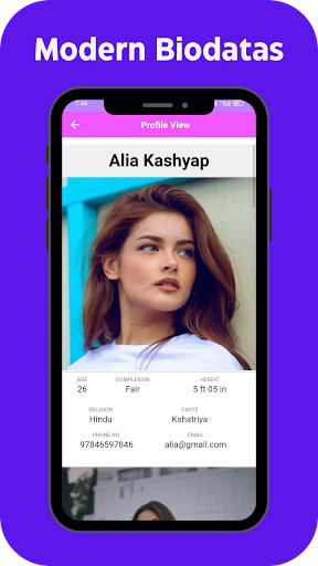 Android application Modern Marriage Biodata Maker screenshort