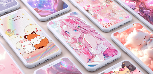 Android application Cute Girly Wallpapers screenshort