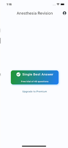 Android application Anesthesia MCQ screenshort