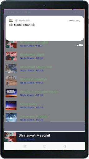 Android application Nada Sikah screenshort