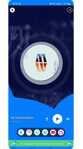 Android application Fm Me gusta 91.9 screenshort