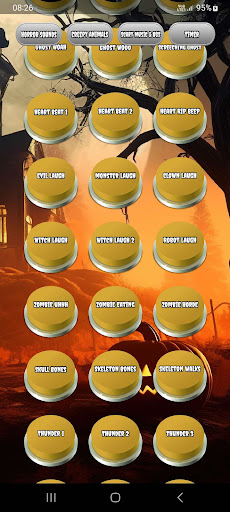 Android application Horror Halloween Soundboard screenshort