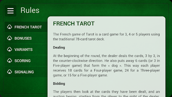 French Tarot - Free  Screenshots 8