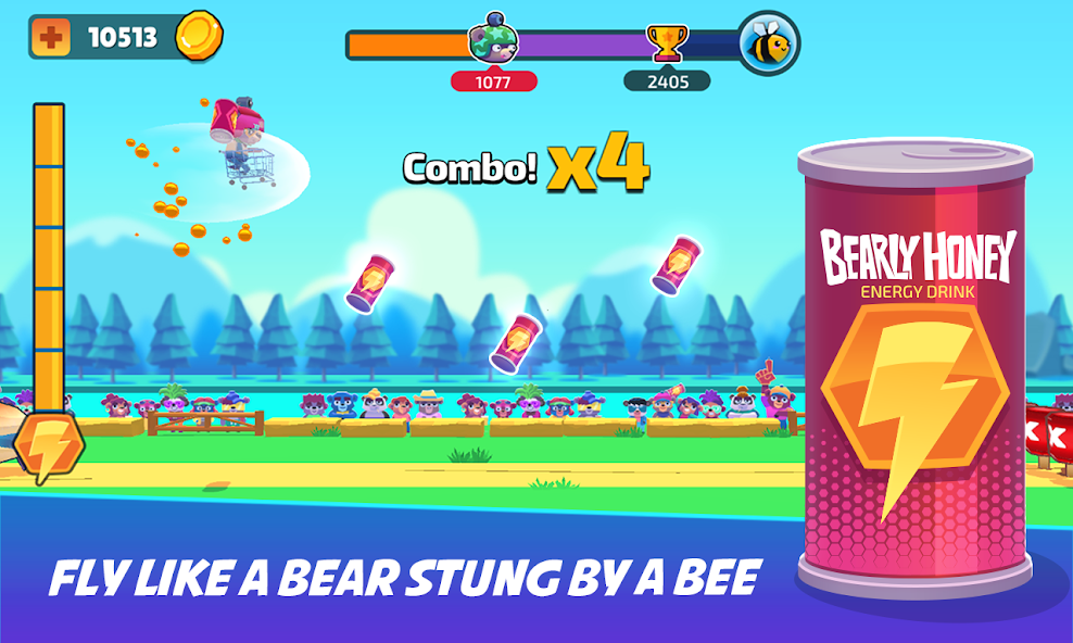 Bearly a Toss - A jump with bears and honey‏ 0.27.6 APK + Mod (Unlimited money) إلى عن على ذكري المظهر