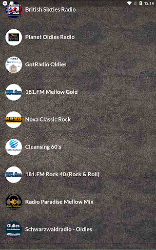 Radio Oldies Music Screen 3