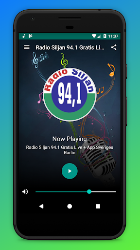 Android application Radio Siljan 94.1 FM Sverige screenshort