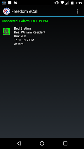 Freedom eCall Screen 2