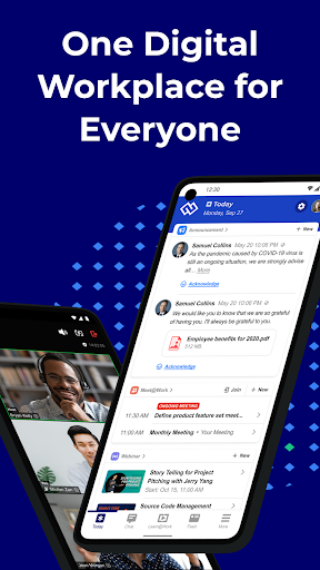 Android application eUnite @work screenshort