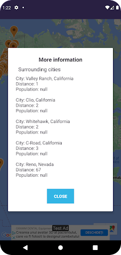 Earthquake Explorer Screen 2
