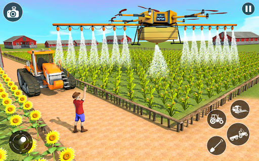 Tractor Driving Farming Sim 1