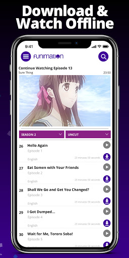 Funimation 3.6.1 screenshots 4