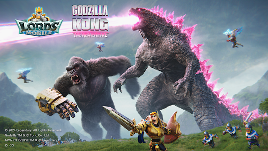 Lords Mobile Godzilla Kong War 2.127 APK + Mod (Remove ads / Mod speed) for Android