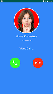 Milana Khametova Video Call