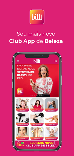 Android application Billt | Super App de Beleza screenshort
