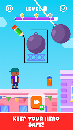 Draw Ways Out — Save the Hero - Screenshot 2