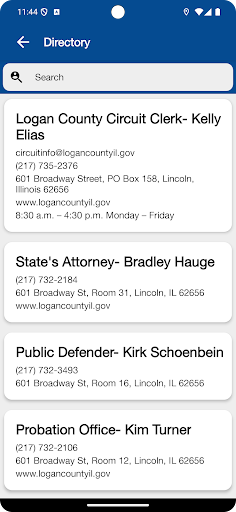 Logan County Circuit Clerk Screen 2