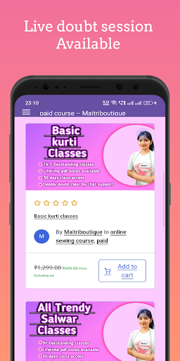Android application Maitri Boutique screenshort